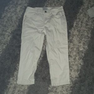 Rolled Crop Skinny Jeans